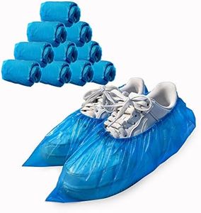 Shoe Covers Disposable Large Shoe Covers Non Slip Waterproof Shoes Protectors Covers Durable Boot&Shoes Covers for Indoors,One Size Fits All, 100 Pack(50 Pairs),300g/Bag,Blue