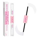 FADLASH Lash Bond and Seal Individual Cluster Lashes Glue Cluster DIY Eyelash Extensions Adhesive Strong Hold 48-72 Hours Waterproof Latex Free Suitable for Sensitive Eyes 0.2OZ+0.2OZ, WHITE, 5 ml
