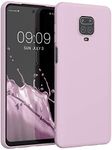 kwmobile Case Compatible with Xiaomi Redmi Note 9S / 9 Pro / 9 Pro Max Case - Soft Slim Protective TPU Silicone Cover - Mauve