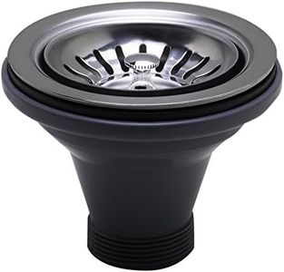 ALFI brand ABST35-PSS Polished Stainless Steel Basket Strainer Drain, 3 1/2-Inch