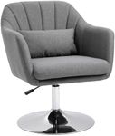 HOMCOM Swivel Accent Chair for Livi