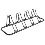 CyclingDeal Bicycle Floor Type Parking Rack Stand - for Mountain MTB and Road Bike Indoor Garage Storage - 4 Bikes