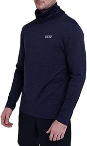 TCA Men’s Warm-Up Funnel Neck Thermal Running Top - Night Sky, X-Large