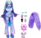 Monster High Doll, Abbey Bominable Yeti Fashion Doll with Pet Mammoth and Themed Accessories