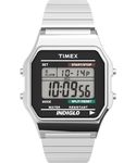 Timex Mens Digital Silver Expandable Bracelet - T78587PF