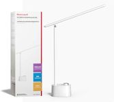 Honeywell Upgraded LED Desk Lamp - H01 Pro Sunturalux™ Foldable Desk Light with USB A+C Charging Port, 3 Color Modes Dimmable Table Lamp for Home Office Reading(White)