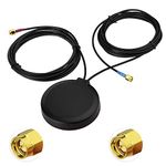 Superbat GPS + 4G LTE Combination Antenna Magnetic Mount with SMA Connector for GPS Navigation Head Unit Car Telematics 4G LTE Mobile Cell Booster System