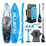 Bluefin Cruise SUP Package UK Design | Stand Up Inflatable Paddle Board | 6” Thick | Fibreglass Paddle | Kayak Conversion Kit | All Accessories | 5Year Warranty | Multiple sizes: Kids, 10’8, 12’, 15’