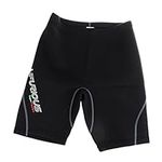 2mm Neoprene Men's Wetsuits Shorts Winter Swimming M L XL, Black, M