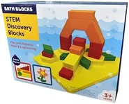 BathBlocks Stem Discovery Blocks STEM Blocks Tower Blocks Educational Bath Toy Pool Toy in Science Museums and Childrens Museums nationwide.