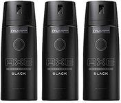 Axe Deodorant Body Spray Black Mens Fragrance 150ml/5.07oz (3-Pack)