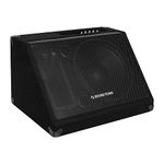 Sound Town Powered DJ PA Stage Monitor Speaker 10” 300W with Compression Driver for Live Sound, Bar, Church (METIS-10MPW)