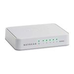NETGEAR 5 Port Gigabit Ethernet Unmanaged Network Switch (GS205) - Desktop or Wall Mount, Home Network Hub, Ethernet Splitter, Plug-and-Play, Silent Operation