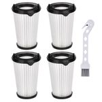 4 Pack VAF-1TM Filter Replacement for Electrolux Ergorapido Stick Lightweight Cordless Vacuum Standard & Pet Version PureAdvantage PureAdvantageTM Ergorapido VAF-1 Vacuum Filters