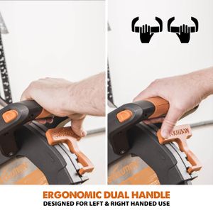 Evolution 255mm Mitre Saw – R255SMS-DB+ Sliding Compound