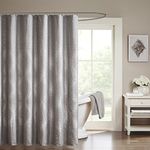 Madison Park MP70-1919 Quinn Shower Curtain 72x72 Grey,72x72