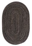 Colonial Mills HY19R096X132 Hayward Braided Tweed Rug, Black