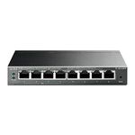 TP-Link PoE Switch 8-Port Gigabit, 4 802.3af/at PoE+ ports up to 30 W for each PoE port and 64 W for all PoE ports, Metal Casing, Network monitoring, VLAN, QoS, PoE Auto Recovery (TL-SG108PE)