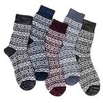 5 Pairs Wool Socks for Women Gifts 