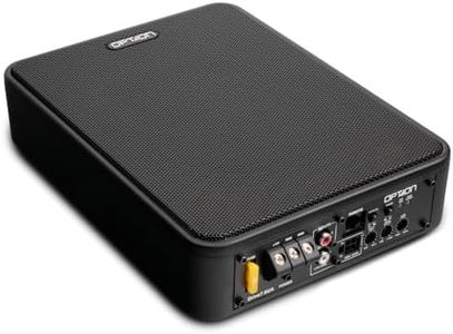 Option DRIVE7.6UA Aktiv-Subwoofer - Kompakter Untersitz-Subwoofer mit integrierter Endstufe - inkl. Pegelfernbedienung - High-Level-In, 100 Watt RMS, 30 Hz - 150 Hz, 3.5kg