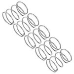 uxcell Compression Spring, 5Pcs 304 Stainless Steel, 25mm OD, 1.6mm Wire Size, 35mm Free Length, Silver Tone