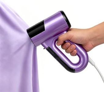 Vacuum Steamer for Clothes, 5500Pa Suction Handheld Portable Travel Steamers for Clothes, 3 in 1 Steaming & Ironing& Clean Dust Garment Steamer, Lightweight, Multiple Mode (for 110V), Purple