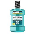 Listerine Cool Mint Intense Classic Taste Mouthwash (1000ml) Helps Kill Germs Left After Brushing, Freshens Breath and Maintain Healthy Gums