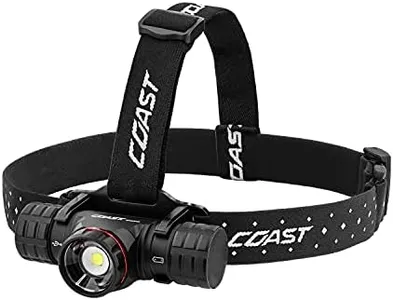 Coast® XPH34R 2075 Lumen USB-C Rechargeable-Dual Power LED Headlamp withPURE Beam® Twist Focus™ and Magnetic Base