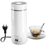 XECH Portable Kettle with Temperature Control 400ml Small Mini Kettle for Boil Hot Water 300W Electric Bottle Tea Coffee without Milk (Hydroboil Digital)