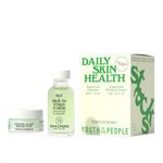 Youth To The People Youth Stacks Daily Skin Health - Superfood Kale + Green Tea Cleanser (30mL) + Moisturizer Cream (15mL) Mini Skincare Set - Vegan Face Wash + Cream to Cleanse, Nourish + Hydrate