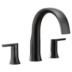 Moen TS983BL Doux Collection Roman Tub Faucet, Matte Black