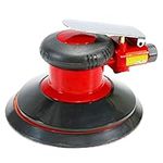 6inch Pneumatic Random Orbit Palm Sander, Professional Air Powered Sander, Composite Design, Low Vibration