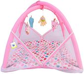 Toddylon Baby Bedding Set for New Born Play Gym Bed (0-6 Months) Pink