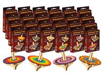 Funvention- for Little Scientist in Every Kid Funvention Spinning Top Kits Birthday Return Gifts Pack (Set Of 24-2 Spin Tops In Each Set) Coloring Steam Learning Kit Birthday Return Gifts