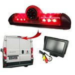 Dolphin Automotive Rear Brake Light Reversing Camera For Peugeot Boxer Van 2006 – 2024 With 4.3 Inch Dash Board Monitor