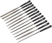 Draper 82640 140 mm Needle File 12 Piece Set , Blue