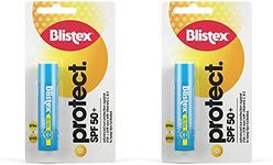 Blistex Ultra Lip Balm with SPF 50 Plus Lip Protection from UVA and UVB Rays, 4.25 g (2 Pack)