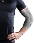 Vital Salveo- Medical Recovery Compression Support Elbow Sleeve/brace,Germanium & Bamboo Charcoal ,Joint Pain Relief for Tendonitis, Golf, Tennis Elbow , Arthritis, Protection , Athletic, Workouts, Fitness (1 PC) (medium)