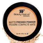 Beauty Forever Matte Pressed Powder, Oil Free & Lightweight, 8gms (04A Warm Beige)