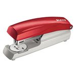 Leitz Stapler, 30 Sheet Capacity, Ergonomic Plastic Body, Includes Staples, NeXXt Range, 55000025 - Red