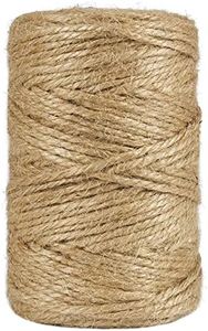 Shintop 3mm Twine, 328 Feet Garden Twine Heavy Duty 3Ply Natural Jute String for Arts, Crafts, Gift Wrapping and Climbing Plants (Brown)