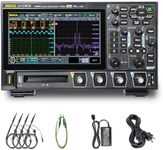 RIGOL Digital Oscilloscope DHO914 125 MHz 4-Ch + 16 Digital 1.25 GSa/s 12-bit 50 Mpts UltraAcquire 1,000,000 wfms/s 7" Touch LAN/USB/HDMI Web Control SCPI for Power Ripple MCU Bus