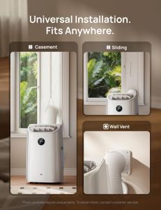 Dreo 3-in-1 Portable Air Conditioner, 10000 BTU – Smart Silent Cooling with App Control