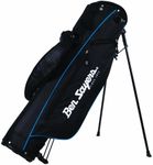 Ben Sayers Stand Pencil Bag - Black/Blue, 6 Inch