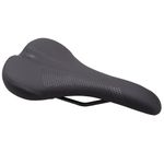 WTB Volt Bike Saddle - Comfortable Medium Thickness Padding, Contoured Shape with a Flex-Tuned Shell - Lightweight MTB Saddle for Optimal Support & Performance (Wide Width and Steel Rails)