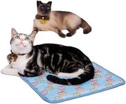 NACOCO Summer Pet Cooling Mat - Cat Dog Cushion Pad Sleeping Cool Egg Comfortable Soft for Pets Kids and Adults (Blue Egg, S)