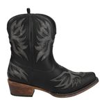 Roper Women's Amelia Western Boot, Black, 6 Medium US