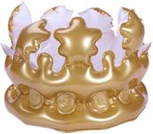 Haobase Inflatable Adult Queen Crown Fancy Dress Hen Party Decorations Toy