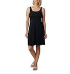 LG 1538022 Columbia Women's Freezer III Dress, UV Sun Protection, Moisture Wicking Fabric, Black, 3X