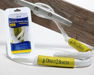 5' Bungee Dock Line - White - Stretches to 7' - Ideal for Boats, PWC, Jet Ski, Dinghy, Kayak & Pontoon up to 4000#